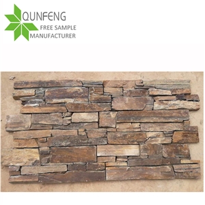 China Culture Stone Veneer Panel Slate Ledgestone